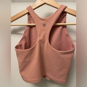 Athleta Girl Long Distance Bra Pink S/7